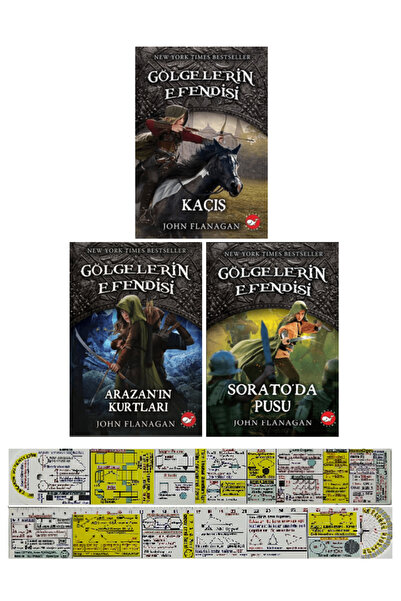 Beyaz Balina Yayınları Gölgelerin Efendisi 16-17-18. Kitaplar Set + Mat. Öğreten Cetvel