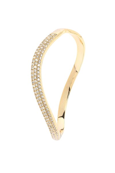 Avant-Garde Paris Golden Curved Bangle