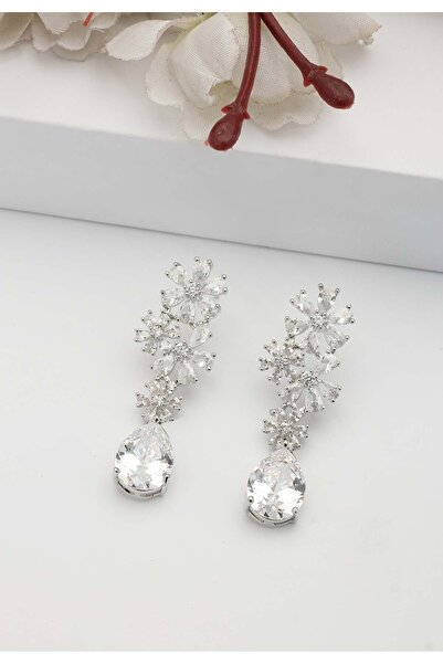 Avant-Garde Paris Cercei eleganți cu pandantiv floral