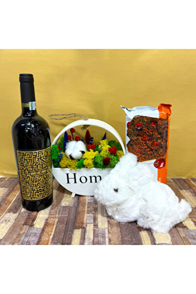 velve Pachet HomeDeco,aranjament floral criogenat,vin Jidvei 750ml, decoratiu...