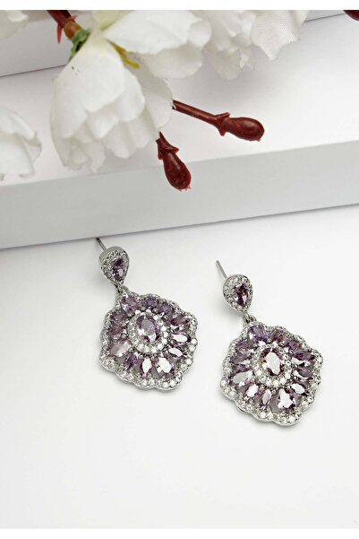 Avant-Garde Paris Diva Collection Cubic Zirconia Statement Earrings
