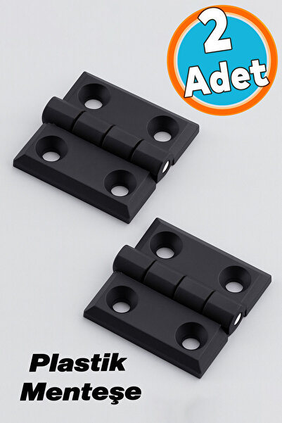 NZB Yaprak Menteşe Plastik 30x30 mm Dayanıklı 2 Adet Set Küçük Dolap Çekmece Kapak Mobilya Menteşe