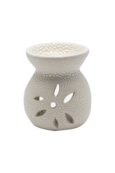 Aroma Land Floare Aromatizor, Aroma Land, ceramică, crem, 6,5 x 11 cm