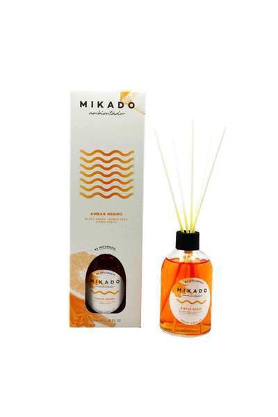 Mikado Room Freshener with Sticks, Mikado, Ambar Negro, 100 ml