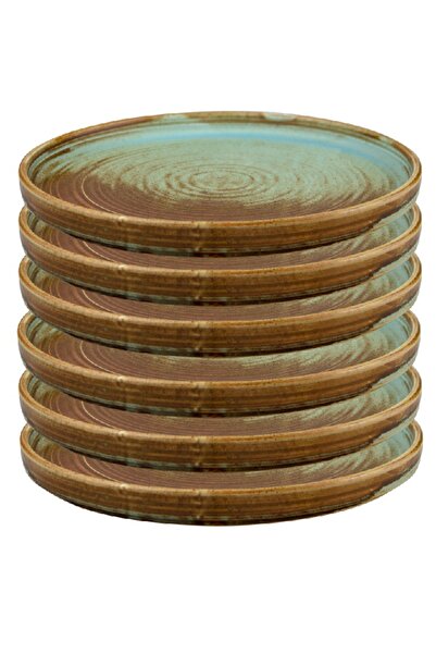 Culinaro Set 6 farfurii portelan RIVER 18cm