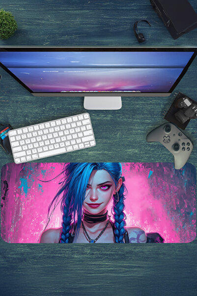 urzuva NeuroBliss 90x40 4MM Kalınlık Premium Gaming oyuncu mousepad, Anti Slip XXL mouse pad