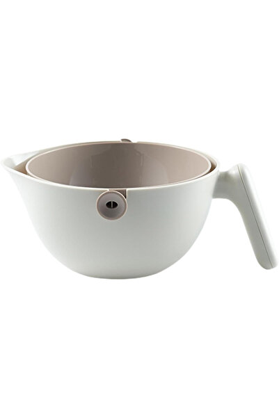 Flippy Bol cu Doua Straturi, Flippy, pentru Fructe, Legume, cu Cos de Scurger...