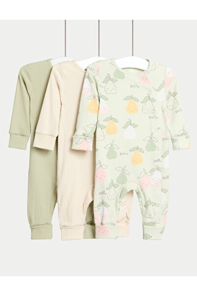 Marks & Spencer 3'lü Saf Pamuklu Uyku Tulumu (0–36 Ay)