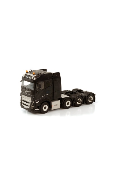 Wsi Model 1/50 - Volvo FH5 Globerotter XL 750 8x4 - Siyah Tır Çekici