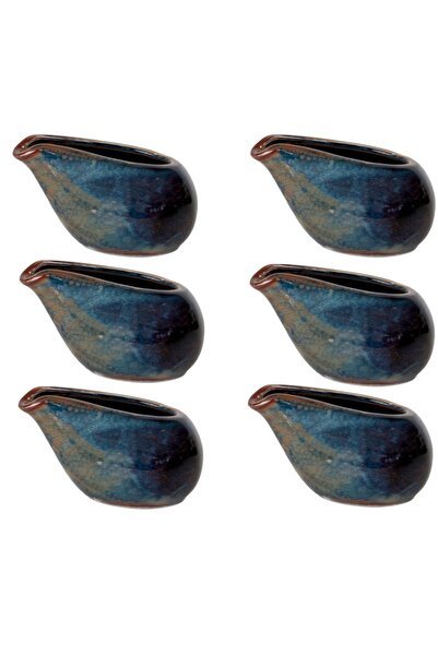 Culinaro Set 6 sosiere portelan Laguna 60ml