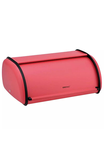 Kinghoff Bread box KH 1753, 36 cm, Lightweight and sturdy construction, Steel, Red