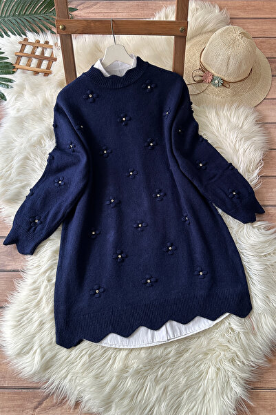 MODAQU Кам'яний деталізований м'який казахський тунік - Lacivet