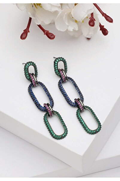 Avant-Garde Paris Cercei ovali cu pandantiv Diva