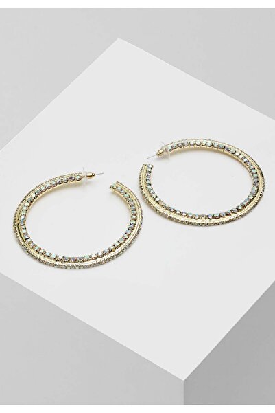 Avant-Garde Paris Cercei rotunzi mari placați cu aur