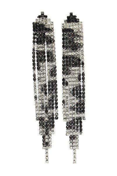 Avant-Garde Paris Diva Collection Long Fringe Chandelier Earrings
