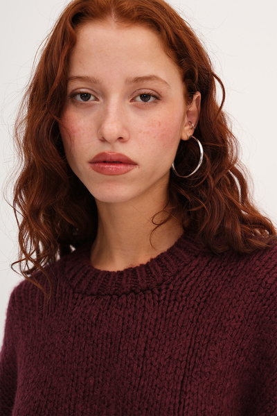 Addax Crew Neck Basic Knitwear Sweater K251091