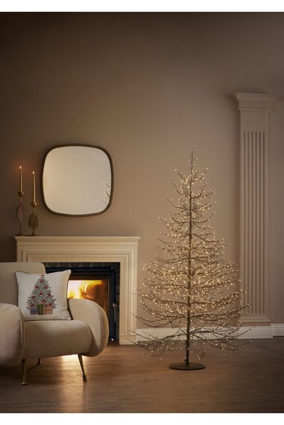 BraziPremium By OLLMA Brad decorativ Albero Faggio, 1940 MicroLED, 180 cm, IP...