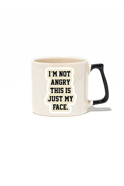 baskigo.com I'M Not Angry This Is Just My Face Luxury Mug- Gift Ceramic Mug