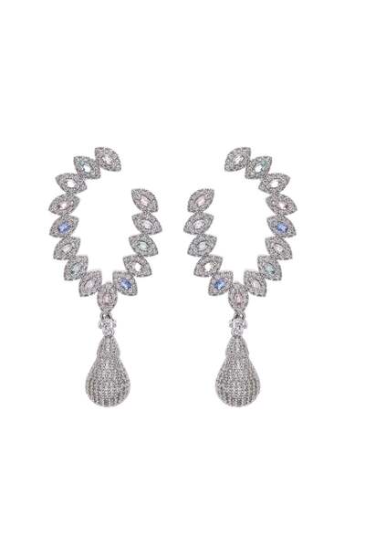 Avant-Garde Paris Delicate Leaf Drop Earrings