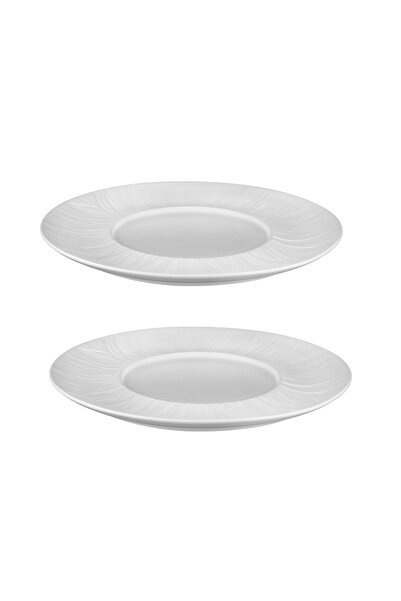 Culinaro Set of 2 Ren porcelain deep plates 25xh3.8cm