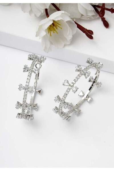 Avant-Garde Paris Cercei cu fundă argintie