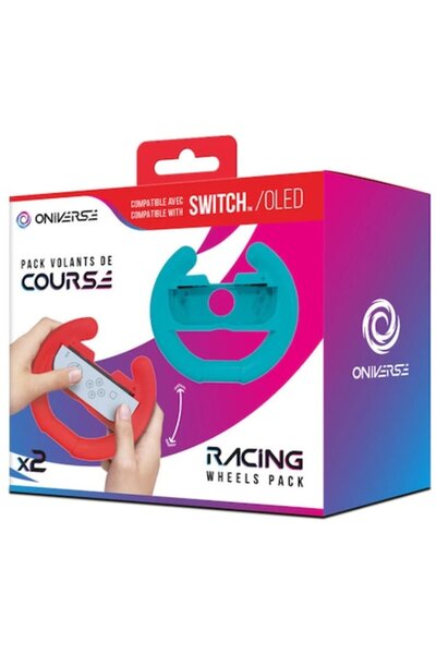 Oniverse Suporturi pentru volan de gaming, Oniverse, set 2 în 1, roșu și albastru, NSW