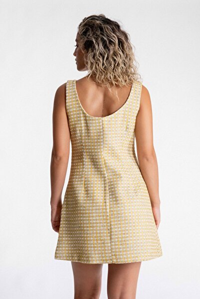 SEPANU COLLECTION Kadın Tüvit Kalın Askılı Elbise