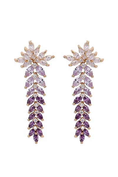 Avant-Garde Paris Diva Floral Dangle Earrings