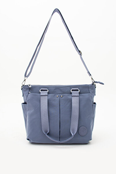 Freedom Geantă de umăr și crossbody din țesătură Crinkle pentru femei – cu mai multe compartimente, rezistentă la apă + cadou breloc cu maimuță