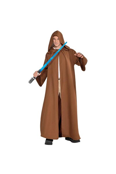 tasarım rengarenk kostüm STAR WARS OBİ KENOBİ PELERİNİ