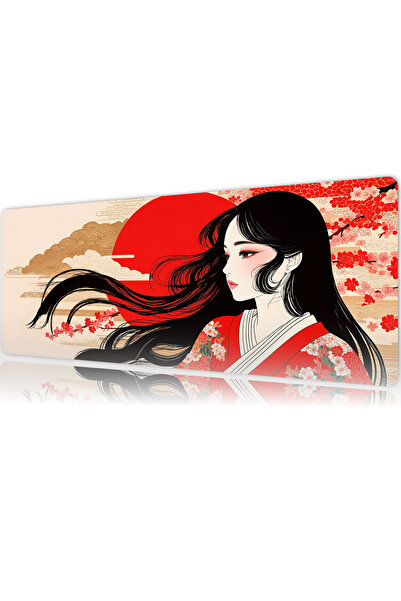 urzuva Silence of the Crimson Sun Gaming Oyuncu Mouse Pad 80x30 cm 3mm Mousepad