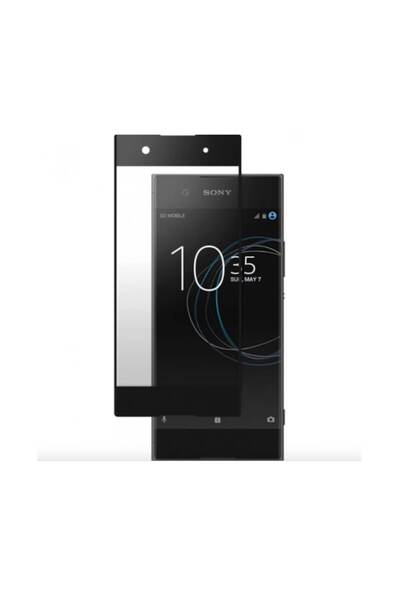 OEM Protecție 3D din sticlă neagră, 9H, pentru Sony Xperia XA2