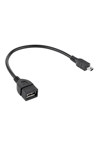 WDR Cablu OTG USB mama - mini USB tata, Lungime 15 cm