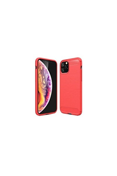 SOHO Case with carbon inserts for iPhone 11 Pro, bumper, Red