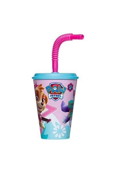 Bibilel Kids Pahar de plastic cu pai detașabil, 430 ml, Patrula Cățelușilor, ...