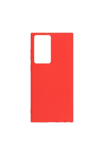 SOHO Soft Silicone Slim Bumper Case for Samsung Galaxy S23 Ultra - Red