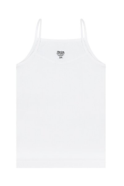 Öts Κοριτσίστικο μπλουζάκι με λουράκια από κορδόνι (96% βαμβάκι - 4% ελαστάνη)