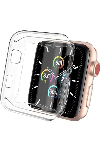 Apple Husa Watch Series 4/5 44 mm Full TPU 360 Transparent