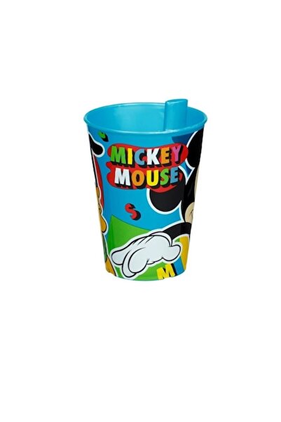 Bibilel Kids Pahar de plastic cu pai nedetașabil, 260 ml, Mickey Mouse