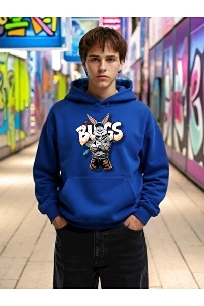 Wish BF Unisex Ανδρικό/Γυναικείο Φούτερ BUGS BUNNY COOL Πολύχρωμο Ειδικό με τ...