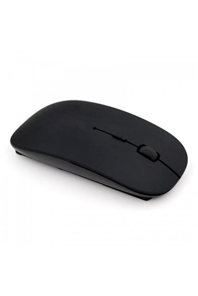 Bibilel Mouse optic wireless, ultra slim, ergonomic, pentru PC sau Laptop, Negru