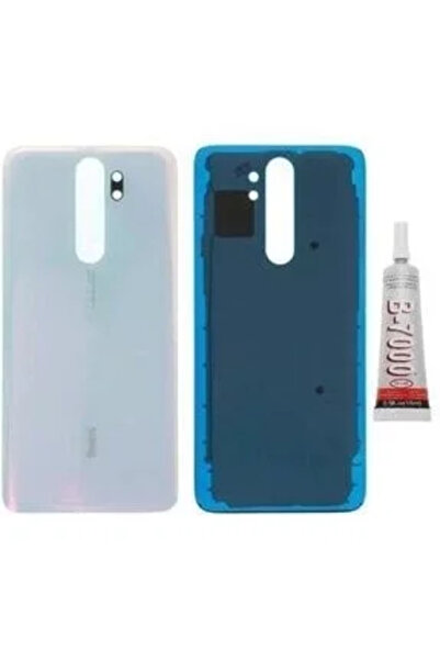 OEM Xiaomi Red Mi Note 8 Pro Arka Pil Kapağı Beyaz (B7000 15Ml Hediyeli)