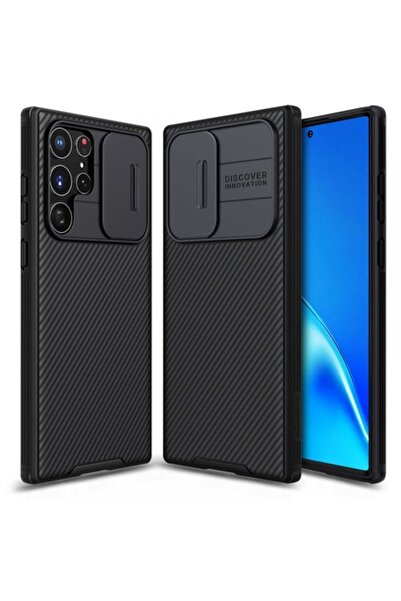 Nillkin Carcasă CamShield Pro pentru Samsung Galaxy S22 Ultra 5G (S908) - Neagră