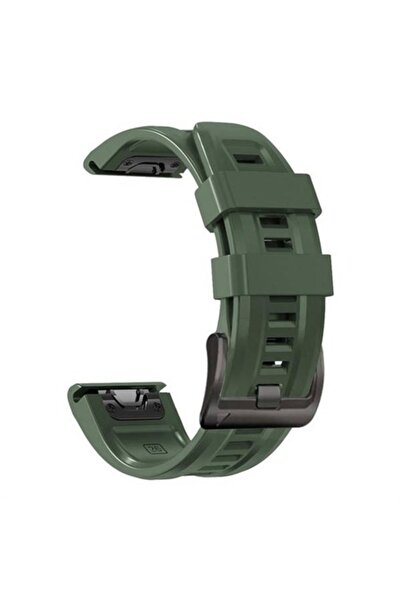 SOHO Curea din silicon pentru ceasul inteligent Garmin Fenix ​​5/6/6 PRO/7, verde