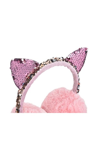 SOHO Ear protection earmuffs, synthetic fleece material, age 6-8 years, Pink