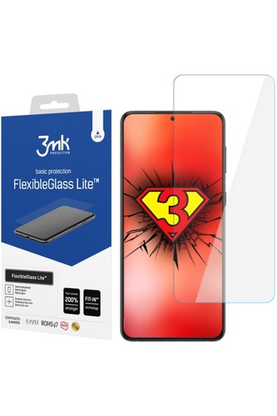 3MK Screen Protector for Samsung Galaxy S22+ 5G S906, Flexible Glass, Full Glue