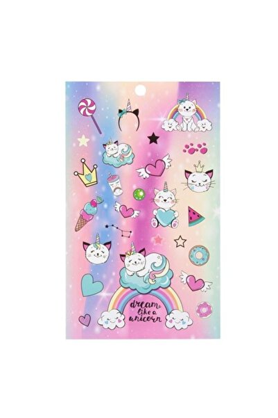 SOHO Album cu 150 de stickere adezive, Cartea mea cu unicorn, roz