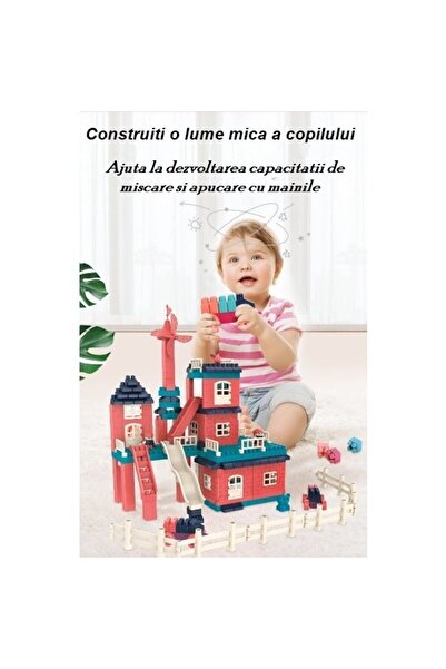 Flippy Construction Set, Flippy, House and Yard, 251 Pieces, Multicolor