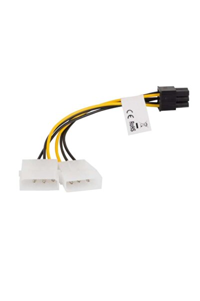 SOHO Cablu splitter in Y pentru PC cu conectori Molex 3-pin tata la Molex 3-pin mama, la BTX cu 6 pini, l
