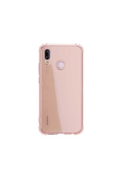 SOHO Rose Gold Silicone Shockproof Back Case for Huawei P20 Lite